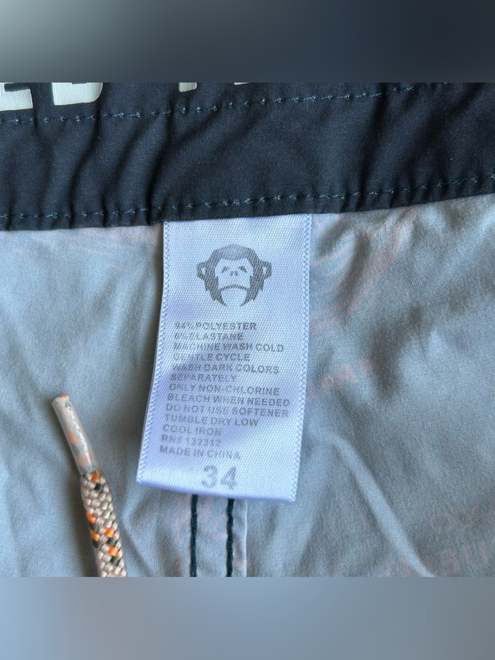 Howler Brothers Mens Buchannon Board Shorts 34x8 Destination Blue Swim Trunks - Picture 5 of 12